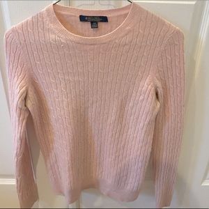 Pink cashmere sweater